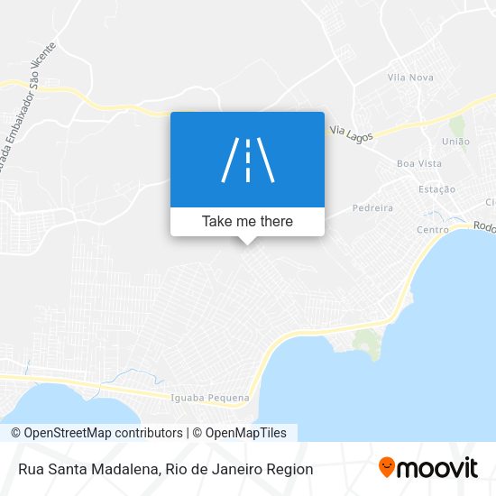 Rua Santa Madalena map