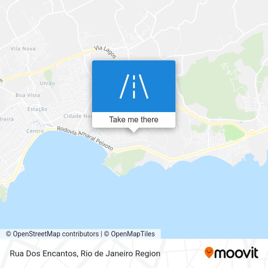 Rua Dos Encantos map