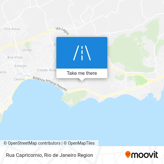 Rua Capricornio map