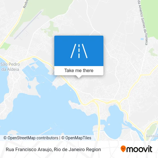 Rua Francisco Araujo map