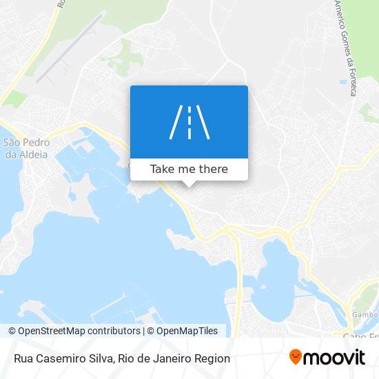 Mapa Rua Casemiro Silva