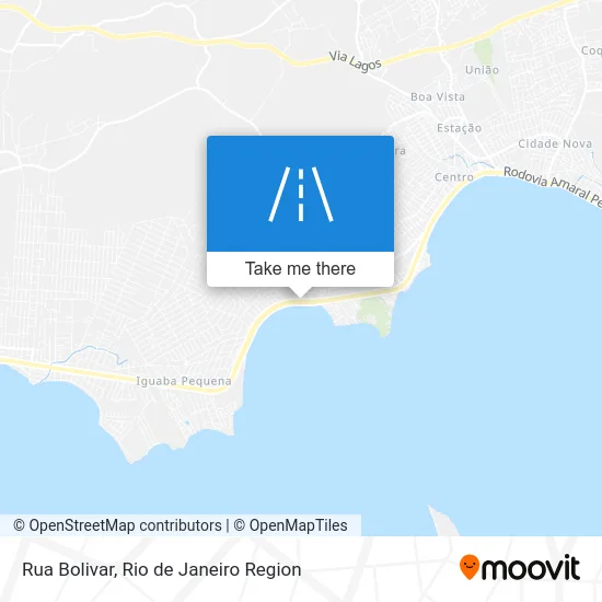 Rua Bolivar map