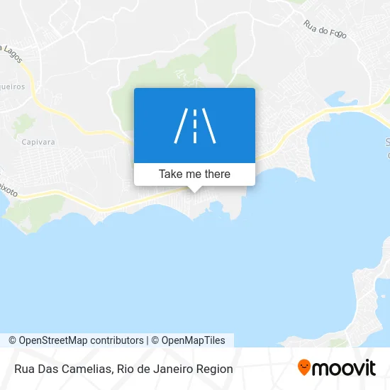 Rua Das Camelias map