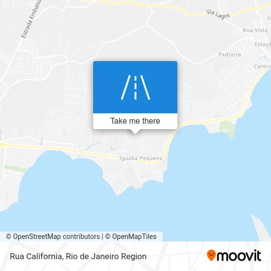 Rua California map