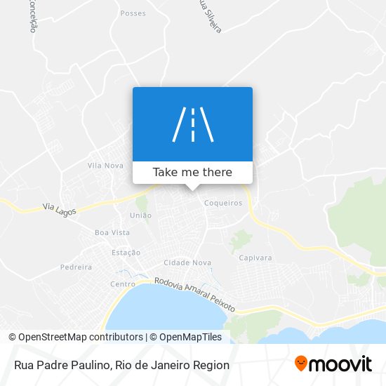 Rua Padre Paulino map