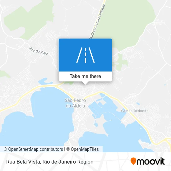 Rua Bela Vista map