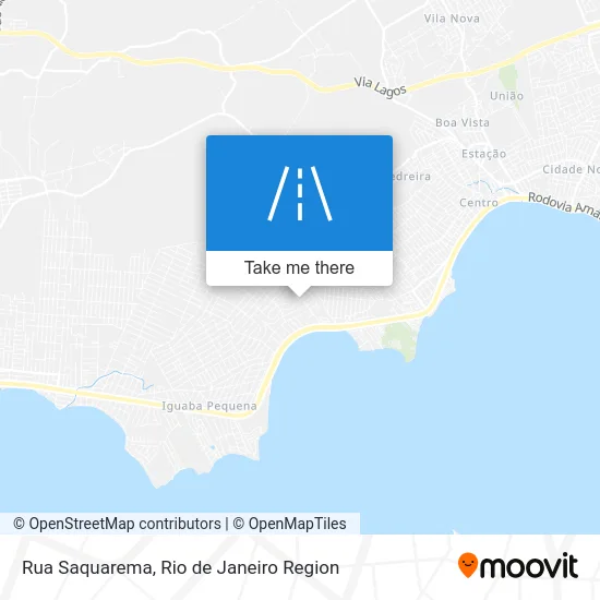 Rua Saquarema map