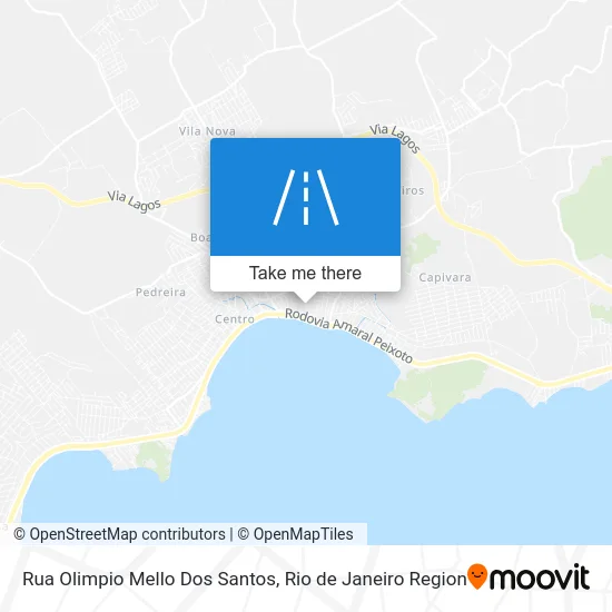 Rua Olimpio Mello Dos Santos map
