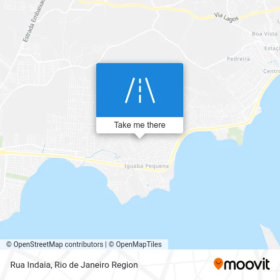 Rua Indaia map