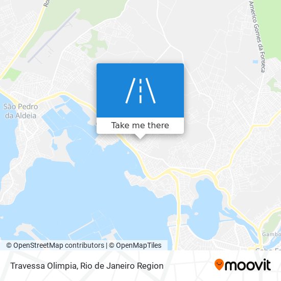 Mapa Travessa Olimpia