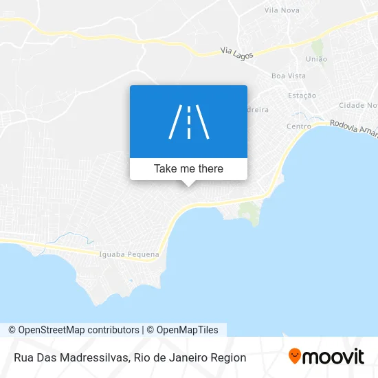 Rua Das Madressilvas map