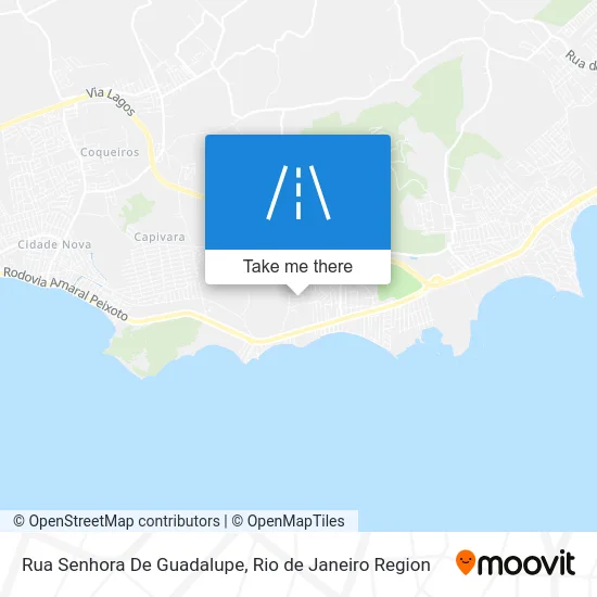 Rua Senhora De Guadalupe map