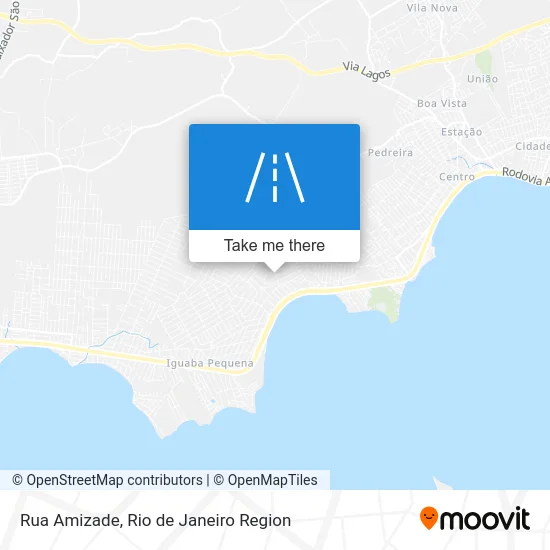 Rua Amizade map