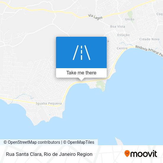 Rua Santa Clara map