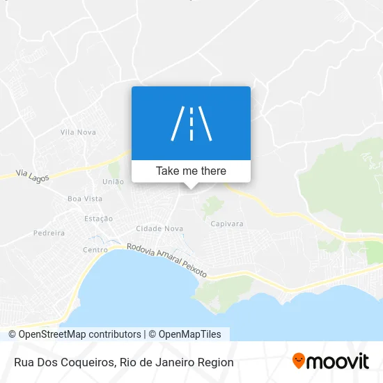 Rua Dos Coqueiros map