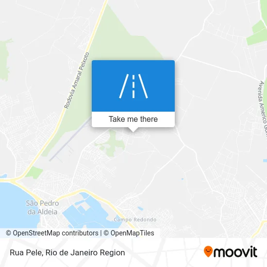 Rua Pele map