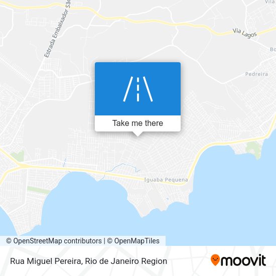 Rua Miguel Pereira map