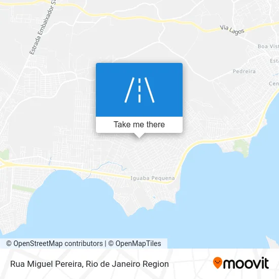Rua Miguel Pereira map