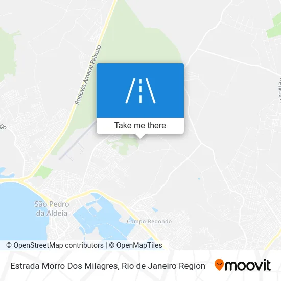 Estrada Morro Dos Milagres map