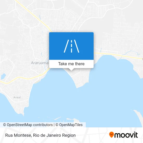 Rua Montese map