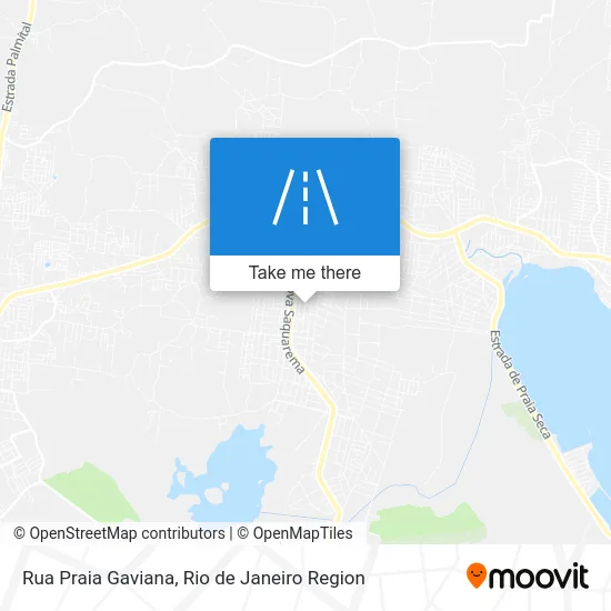 Rua Praia Gaviana map