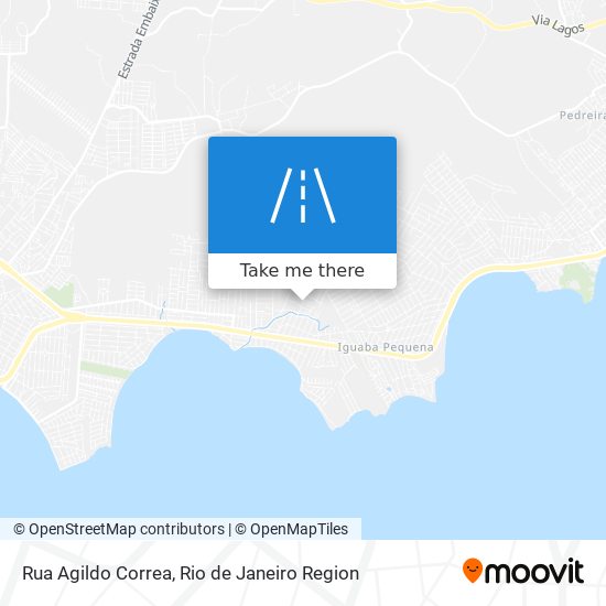 Mapa Rua Agildo Correa