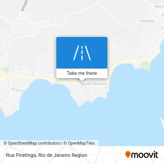 Rua Piratinga map