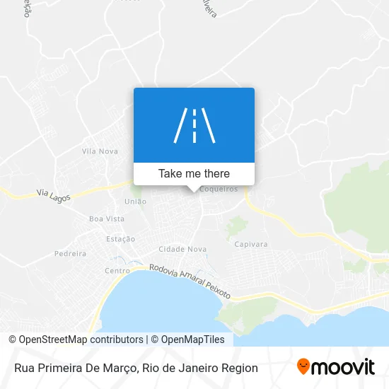 Rua Primeira De Março map