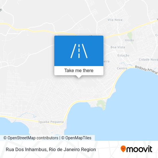 Rua Dos Inhambus map