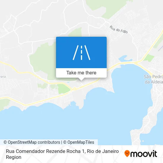 Rua Comendador Rezende Rocha 1 map