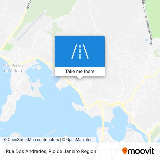 Rua Dos Andrades map