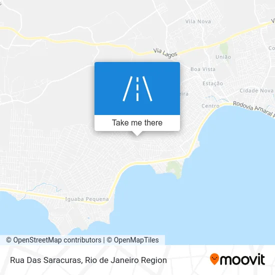 Rua Das Saracuras map