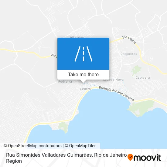 Rua Simonides Valladares Guimarães map