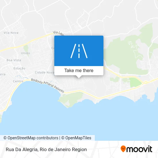 Rua Da Alegria map