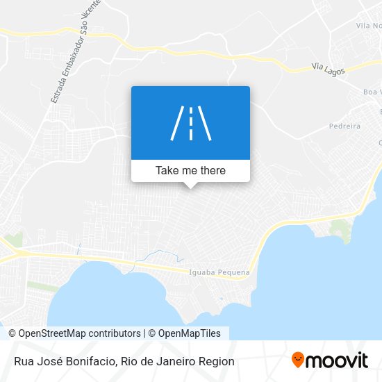 Rua José Bonifacio map