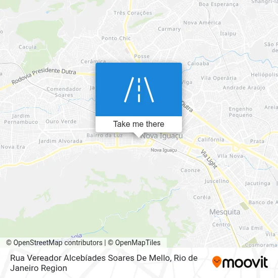Rua Vereador Alcebíades Soares De Mello map