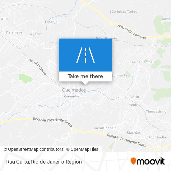 Rua Curta map