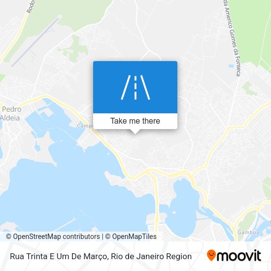 Rua Trinta E Um De Março map