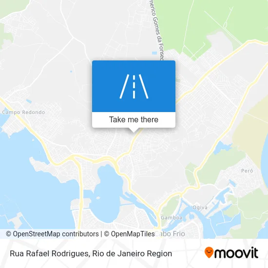 Rua Rafael Rodrigues map