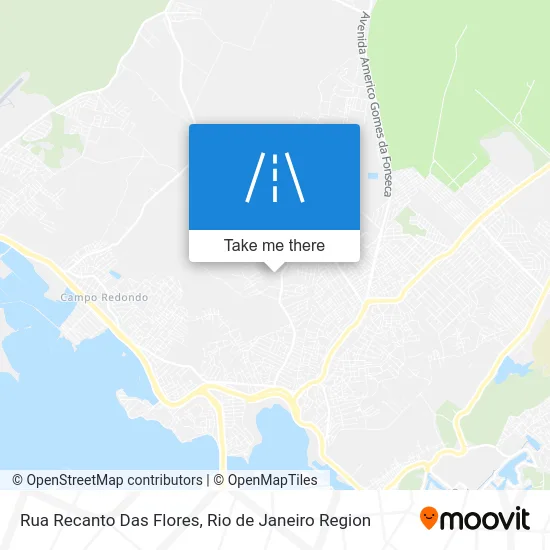 Rua Recanto Das Flores map