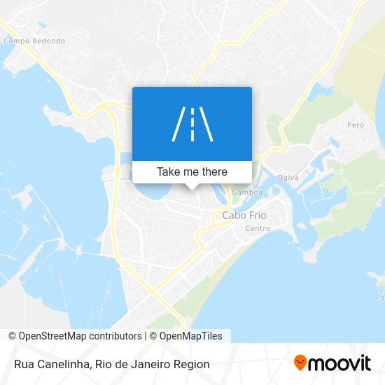 Rua Canelinha map