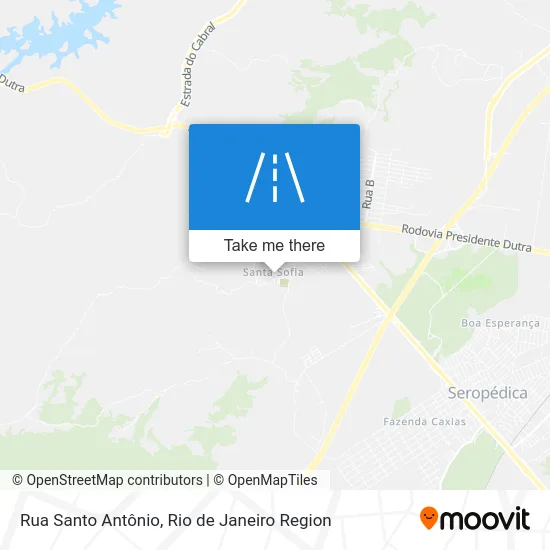 Rua Santo Antônio map