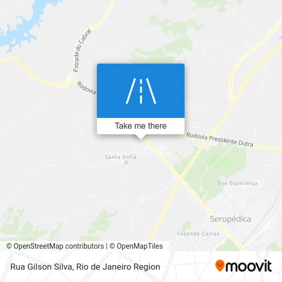 Rua Gilson Silva map