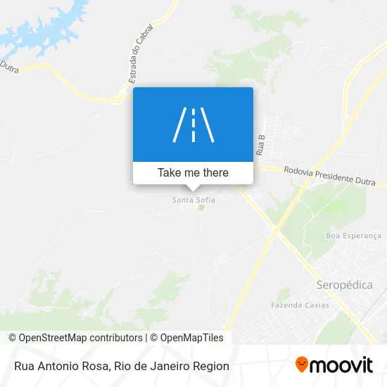 Rua Antonio Rosa map