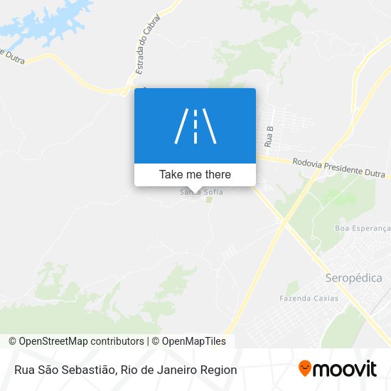 Rua São Sebastião map