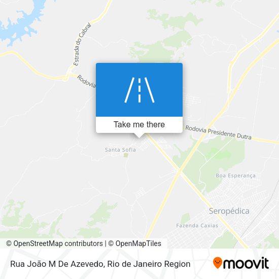 Rua João M De Azevedo map