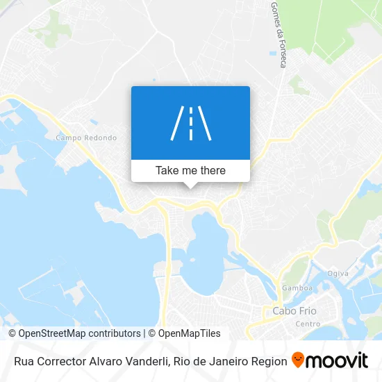 Rua Corrector Alvaro Vanderli map