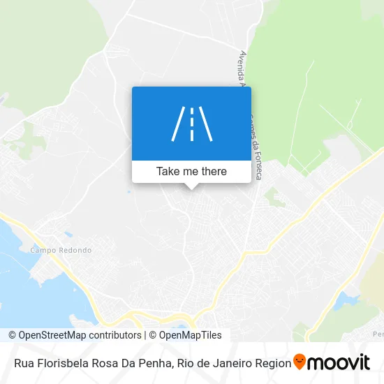 Rua Florisbela Rosa Da Penha map