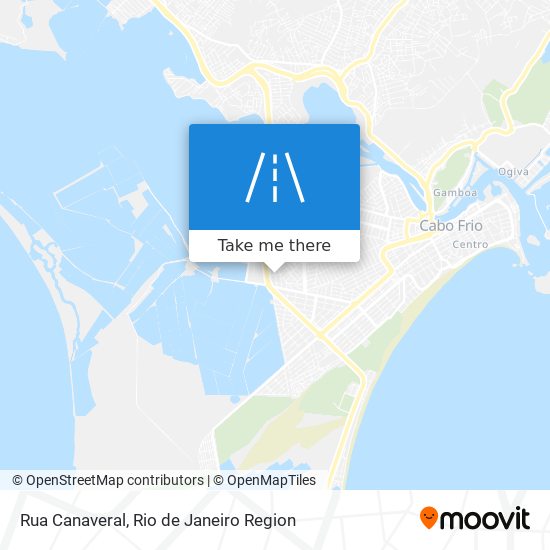 Mapa Rua Canaveral