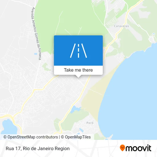 Rua 17 map